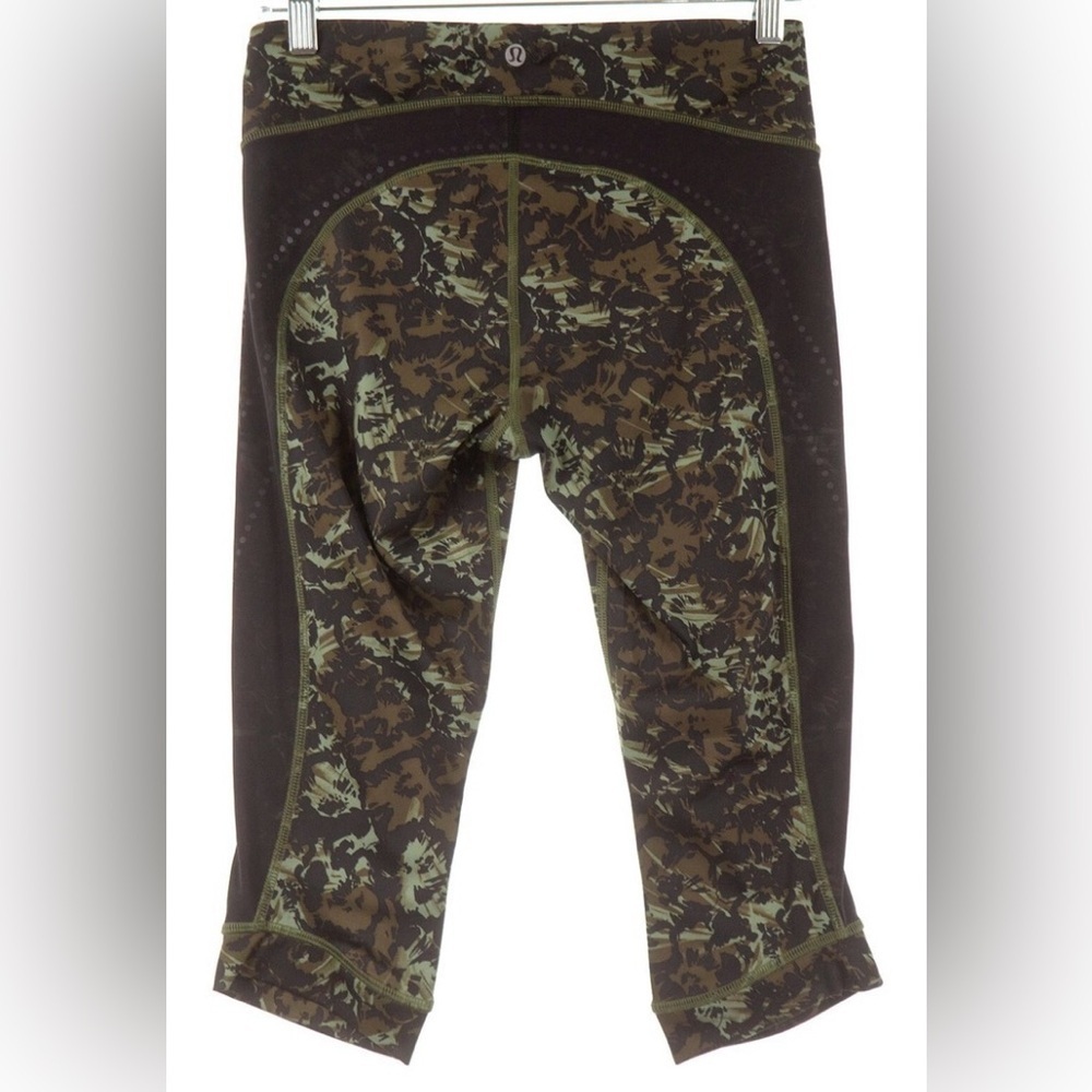 lululemon athletica Green Camo Athletic Shorts